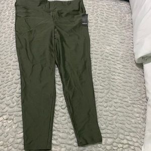 Olive green leggings